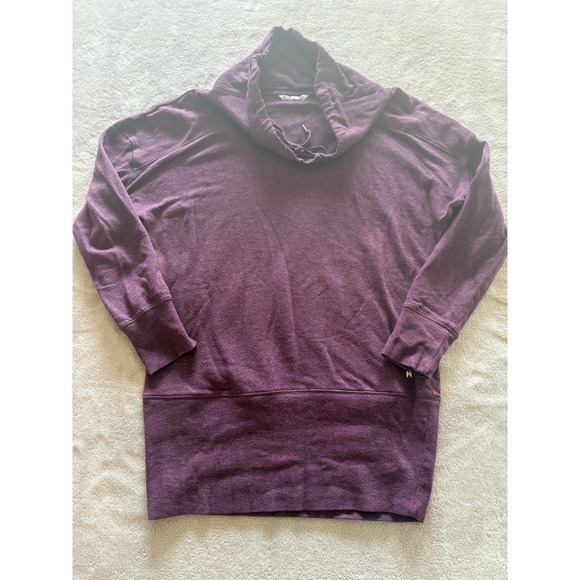 Victoria's Secret Cowl Neck Tunic Top Long Sleeve Purple Cozy Pullover Small - Picture 1 of 7